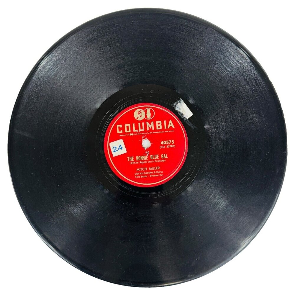 Mitch Miller - The Bonnie Blue Gal / Bel Sante - 40575 Columbia 78 RPM Shellac